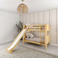 Classic Twin Bunk Bed with Slide