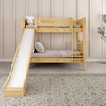 Classic Twin Bunk Bed with Slide