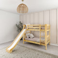 Classic Twin Bunk Bed with Slide