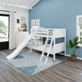 Classic Twin Bunk Bed with Slide