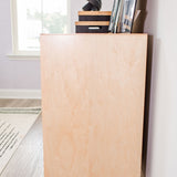 MX220006-102 : Furniture Modern 6 Drawer Dresser, White/Natural