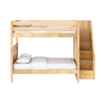 Classic Full Bunk Bed with Stairs