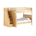 Classic Full Bunk Bed with Stairs