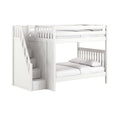 Classic Full Bunk Bed with Stairs