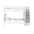 Classic Full Bunk Bed with Stairs