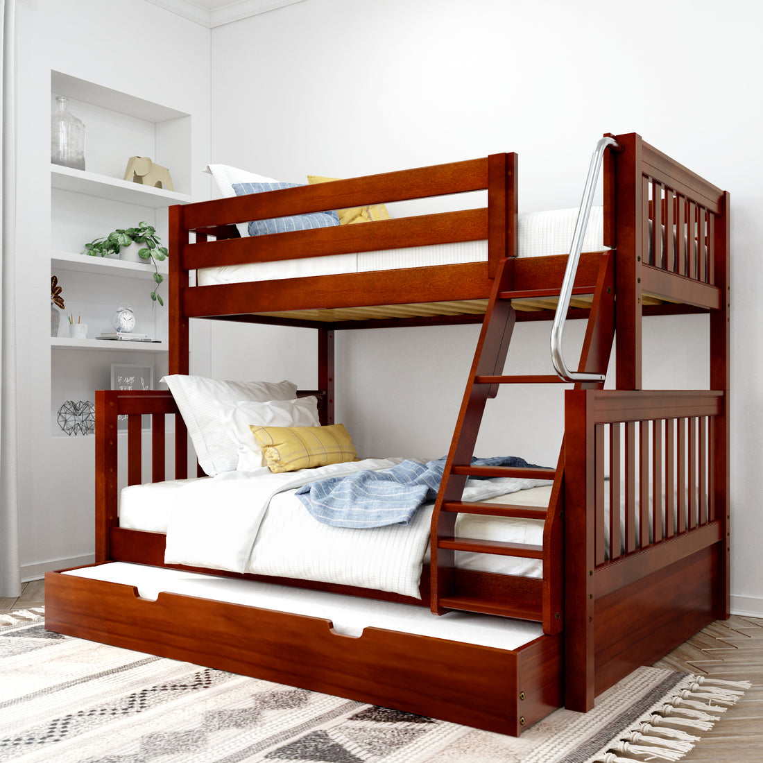 Twin over full bunk bed tent sales