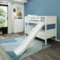 Classic Twin Bunk Bed with Slide