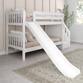 Classic Twin XL Bunk Bed with Slide and Stairs
