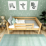 YEAH NP : Kids Beds Twin Toddler Bed, Panel, Natural