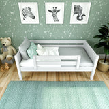 YEAH WP : Kids Beds Twin Toddler Bed, Panel, White