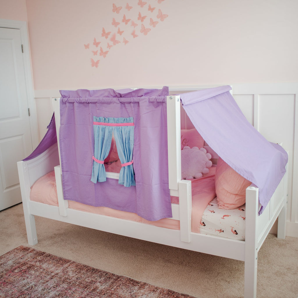 Twin Toddler Bed with Top Tent