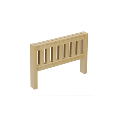 101-001 : Component Twin Slat Bed End Low/Low, Natural