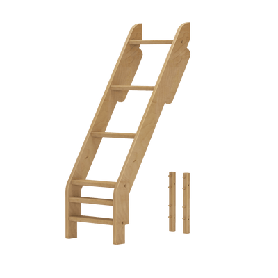 1466-001 : Component Angle Ladder for High Twin XL over Queen Bunk, Natural
