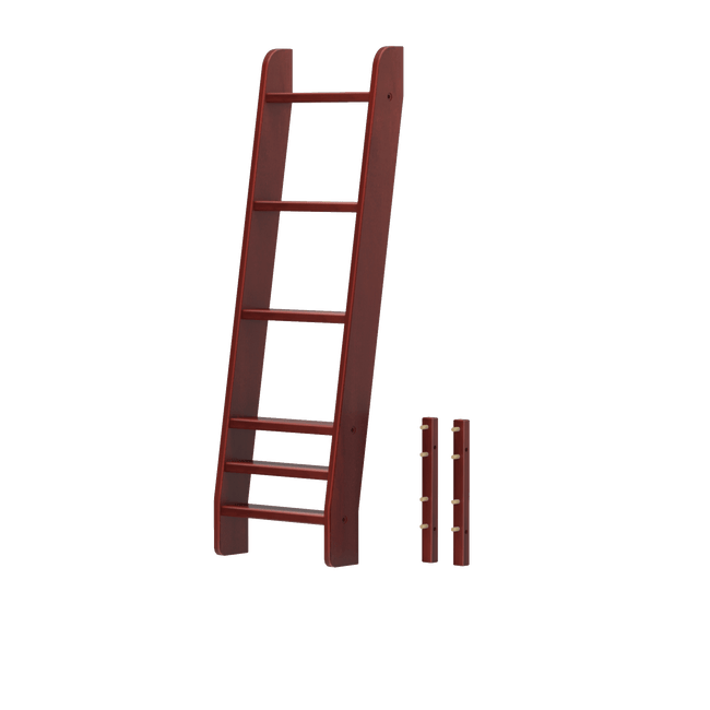1469-003 : Component Ladder for High Full over Queen Bunk, Chestnut