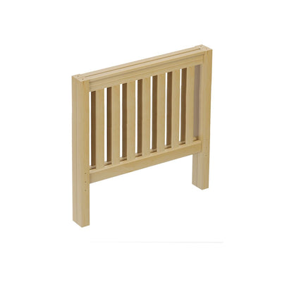 161-001 : Component Twin Slat High Bed End/High, Natural