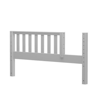 1772-002 : Component Low Queen Bed End with Opening (78cm), White