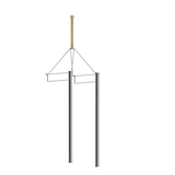 3520-001 : Accessories Metal Tower Frame with Flagpole, Natural