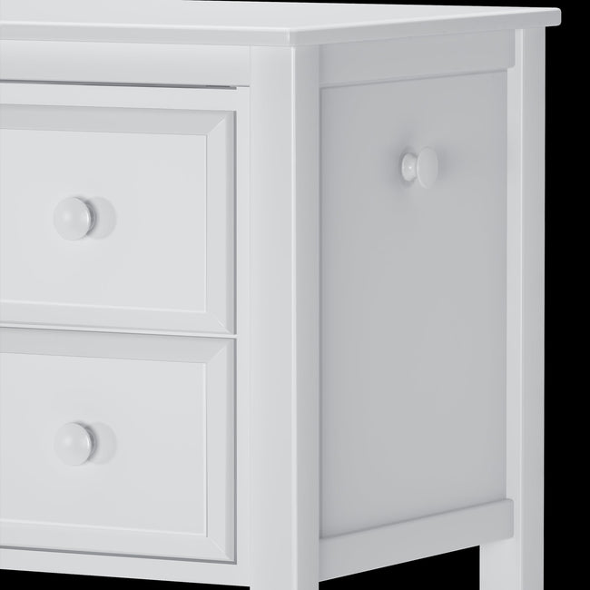 2455-002 : Furniture 4 Drawer Student Desk, White