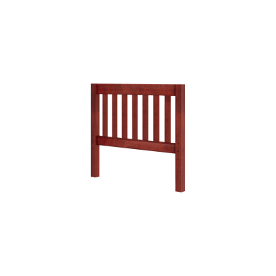 50141-003 : Component Twin Slat Bed End, Med - Half Set, Chestnut