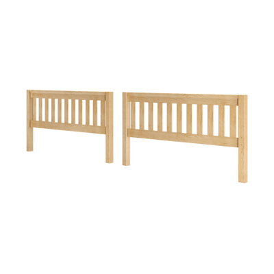 801-001 : Component Queen Slat Bed End Low/Low, Natural