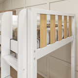 TRIO MWS : Multiple Bunk Beds Modern Twin High Corner Loft Bunk Bed